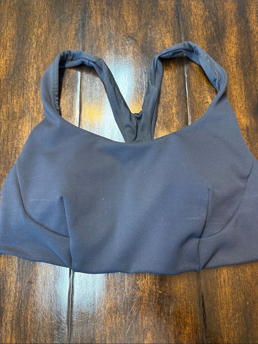lululemon athletica Black Racerback Sports Bra